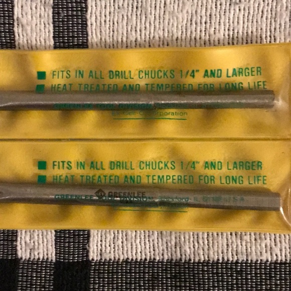 Vintage Greenlee 33A Wood Boring Spade Bits~3/4” & 1” - Picture 5 of 10